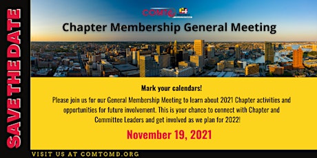 Chapter Membership General Meeting primary image