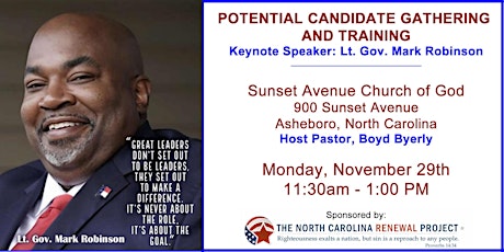 NC Potential Candidate Gathering & Training