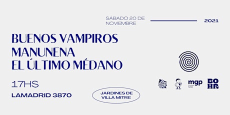 Imagen principal de Buenos Vampiros + Manu Nena + El Último Médano x C