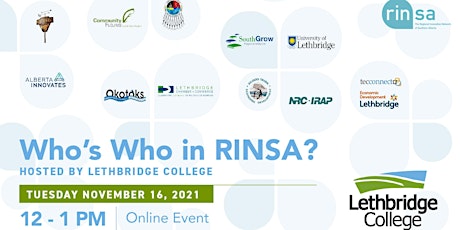 Who's-who in RINSA? - Lethbridge College primary image