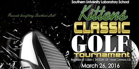 Kittens CLASSIC Golf Tournament of Southern University Laboratory School primary image