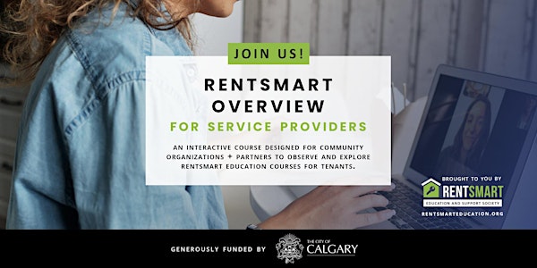 Calgary Rent Smart Overview For Service Providers: January 25th, 2022