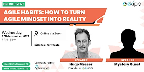 [ONLINE EVENT] Agile Habits: How to Turn Agile Mindset into Reality primary image