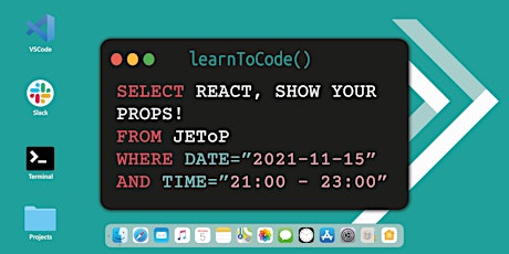 Immagine principale di learnToCode() - React, show your props! 