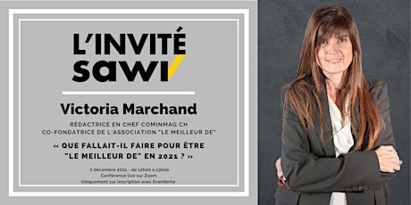Hauptbild für Invité SAWI - Victoria Marchand