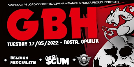 GBH (uk) + Support // Nosta, Opwijk tickets