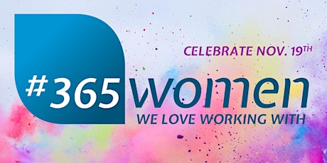 Celebrate #365women we love working with