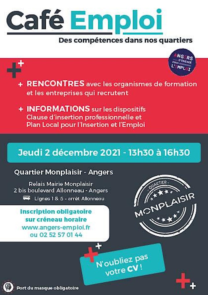 Image pour Café Emploi - Des compétences dans nos quartiers  02/12/2021 