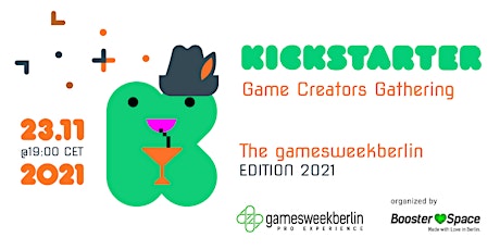Kickstarter Game Creators Gathering: The gamesweekberlin edition 2021 primary image