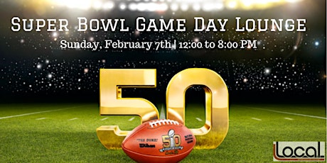 Super Bowl 50: Game Day Lounge primary image