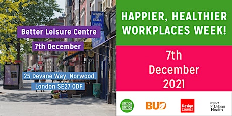 Imagem principal do evento Happier, Healthier Workplaces Workshop for Employees and Employers
