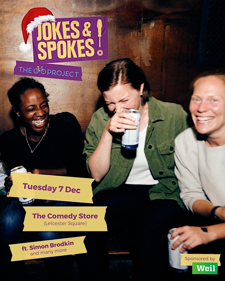 
		Charity Comedy Fundraiser: Jokes and Spokes ft. Lloyd Griffith image
