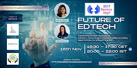 Future of EdTech - Online Pitch Event tickets