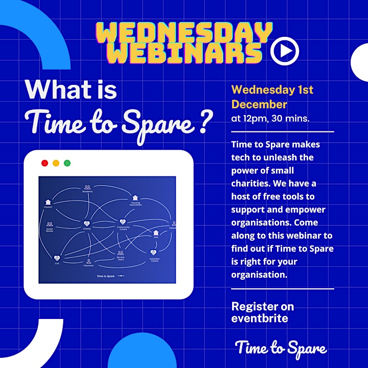 
		Wednesday Webinar: What is Time to Spare? image
