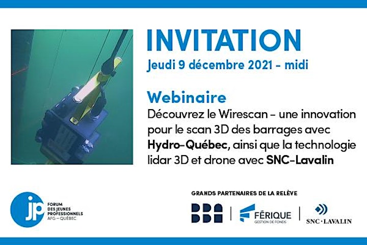 Image de Wirescan, technologie LiDAR 3D et drone avec Hydro-Québec et SNC-Lavalin