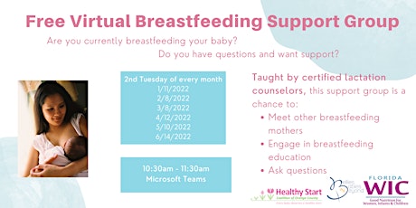 Virtual Breastfeeding Support Group tickets