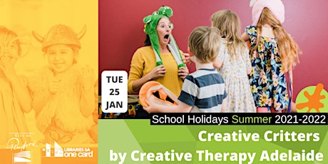 Summer School Holidays: Creative Critters by Creative Therapy Adelaide tickets