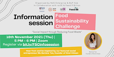 Food Sustainability Challenge Information Session with Kind Citizen