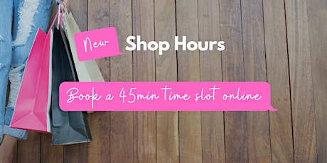 Book a shopping timeslot! primary image