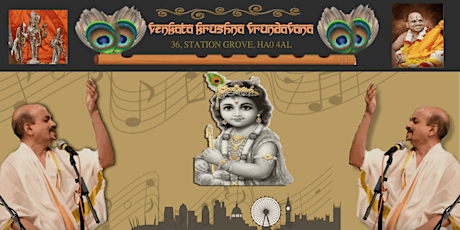 Devotional Musical Concert by Sri Vidyabhushana followed by Shri Krishna Puja-London primary image