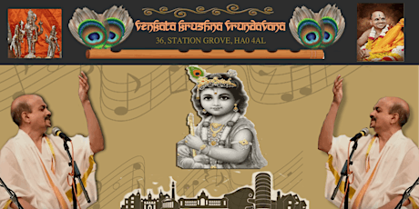 Devotional Musical Concert by Sri Vidyabhushana followed by Shri Krishna Puja-Birmingham primary image