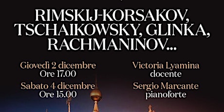 Concerto finale del Masterclass di Pratica Vocale del Repertorio Russo