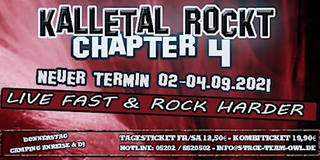 Kalletal Rockt Chapter 4 - Festival 2022 Tickets