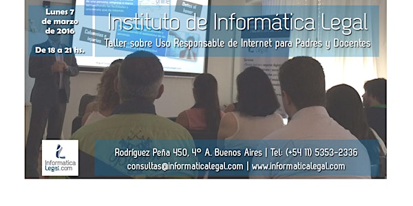 Taller Intensivo sobre Uso Responsable de Internet para Padres y Docentes