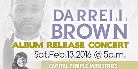 Darrell Brown Album Release Concert primary image