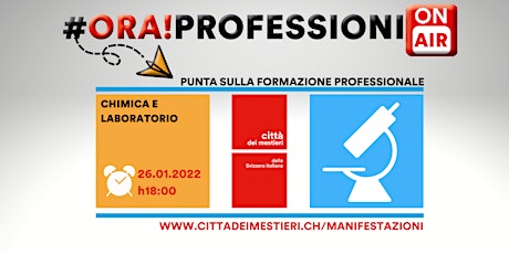 Professioni on air: FORMAZIONI NEL SETTORE CHIMICA E LABORATORIO billets