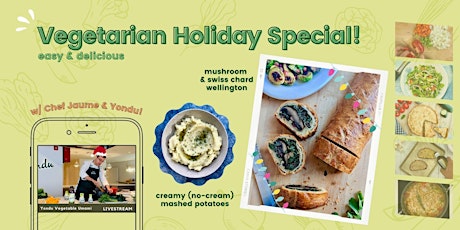 12/9 [ONLINE] -  Plant-based Holiday Special! primary image