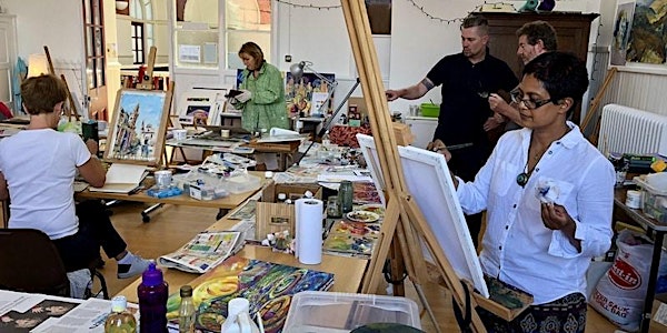 oil painting workshop with talk/demo from Wayne Attwood