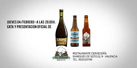 Imagen principal de Presentación y Cata Cervezas Sra. Maltworth, La Socarrada y Er Boquerón