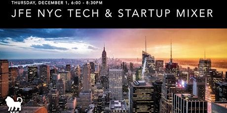 Postponed: JFE Startup and Tech Mixer NYC primary image