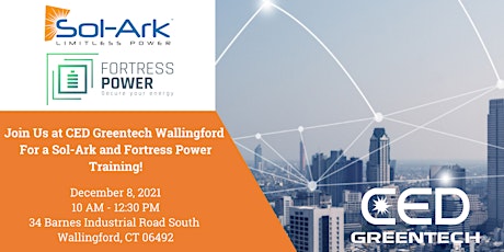 Wallingford Sol-Ark and Fortress Power Training