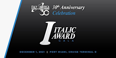 Italic Award Gala - IACCSE 30th Anniversary Celebration primary image