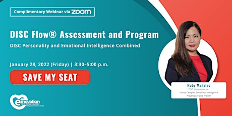 DISC Flow® Assessment and Program: DISC and Emotional Intelligence Combined tickets