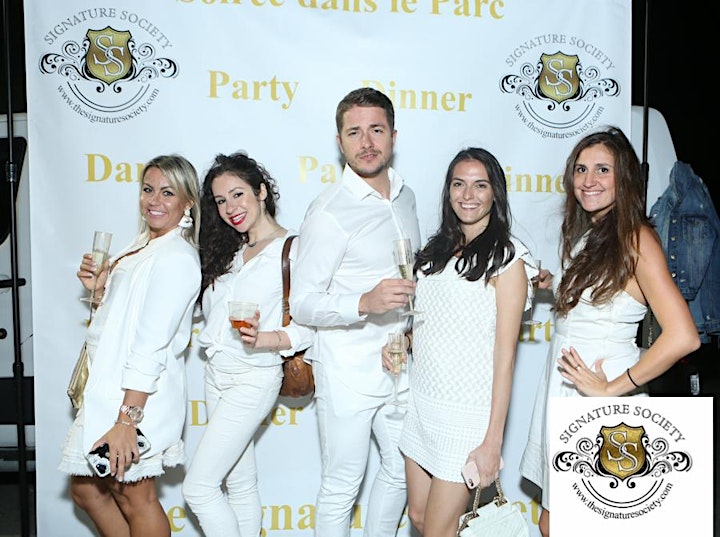 NYC Popup All White Dinner - Soirée Dans le Parc image