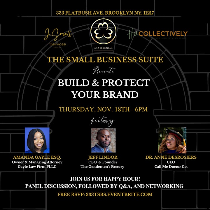 The Small Business Suite Presents Build & Protect Your Brand image