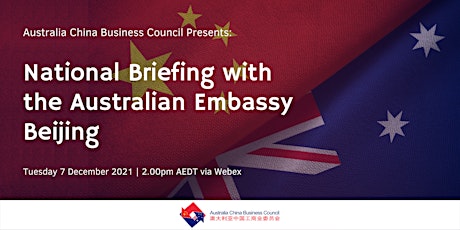 ACBC National Briefing with the Australian Embassy Beijing