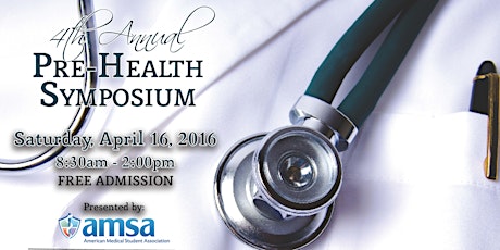 AMSA - 4th Annual Pre-Health Symposium primary image