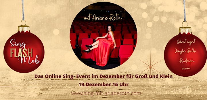 
		Weihnachtlicher Online SING - Flashmob mit Ariane Roth: Bild 
