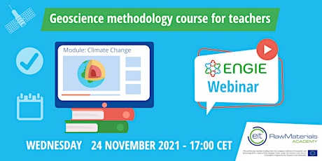 ENGIE Webinar: Geoscience methodology course for teachers