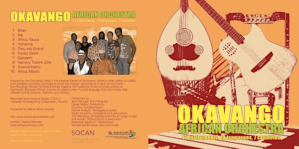Okavango African Orchestra CD Release Concert