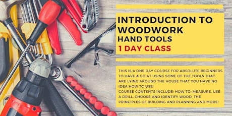 Introduction to woodwork - Hand tools
