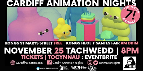 Cardiff Animation Nights at Kongs