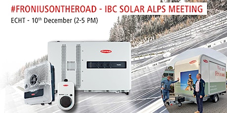 Primaire afbeelding van 10/12/2021: IBC SOLAR Alpen meeting in Echt