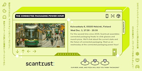 Hauptbild für The Connected Packaging Power Hour in Helsinki