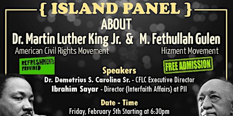 About Dr. Marthin Luther King and Fethullah Gulen - Panel