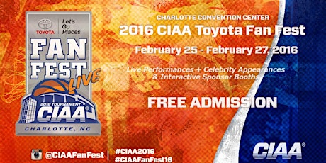 Register To Win CIAA Fan Fest Live VIP Backstage Passes primary image